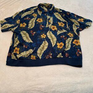 D'Amante Hawaiian Style Pullover Shirt Size 4XL